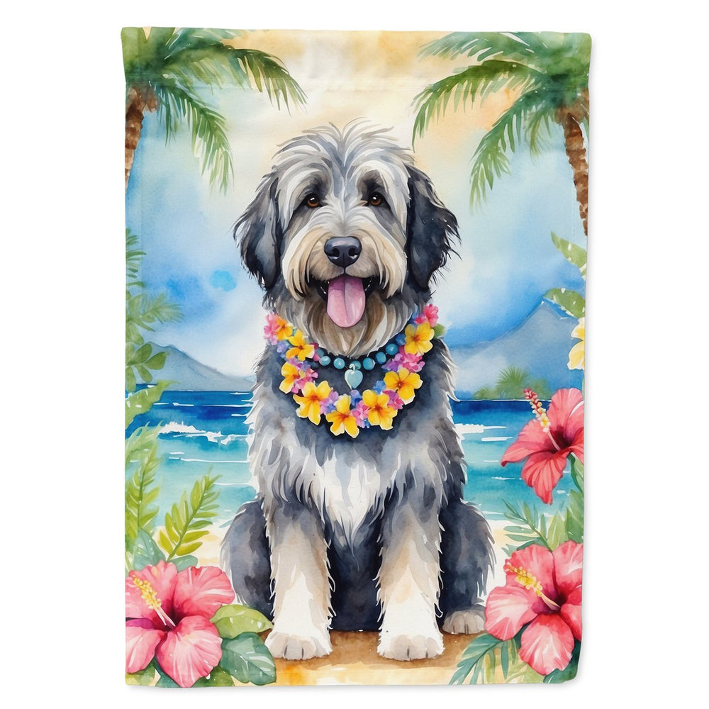 Yorkshire Terrier Luau House Flag Image 2