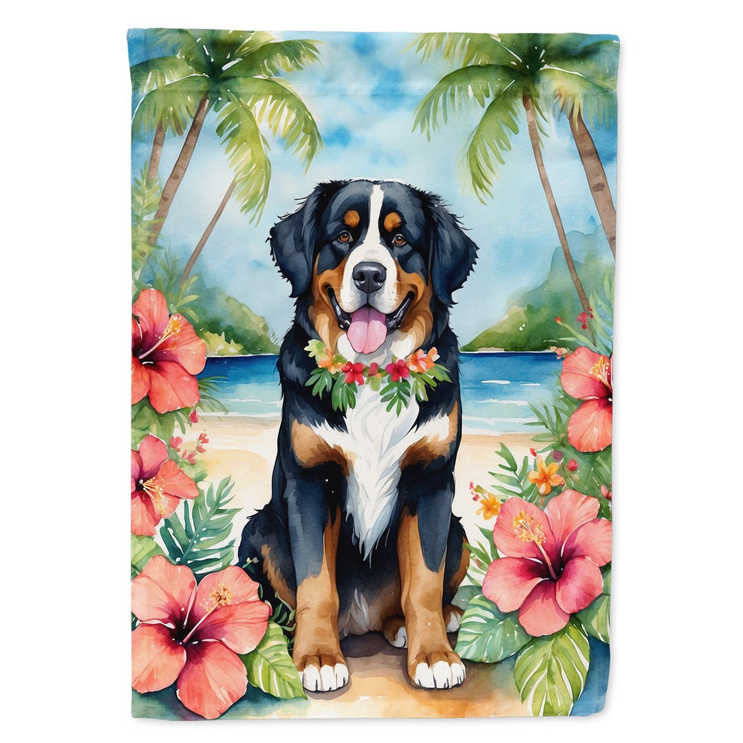 Yorkshire Terrier Luau House Flag Image 1