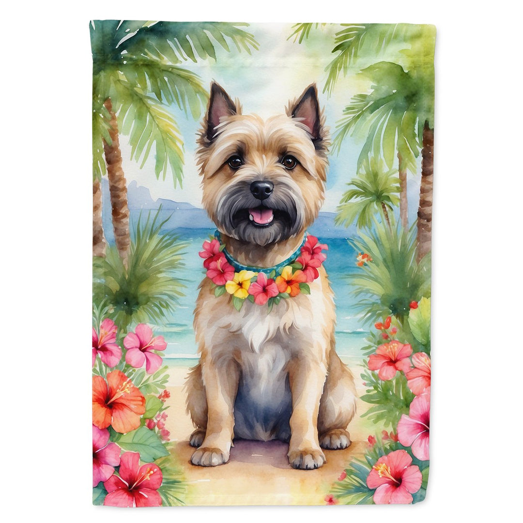 Yorkshire Terrier Luau House Flag Image 6