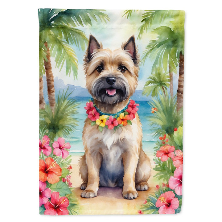 Yorkshire Terrier Luau House Flag Image 6