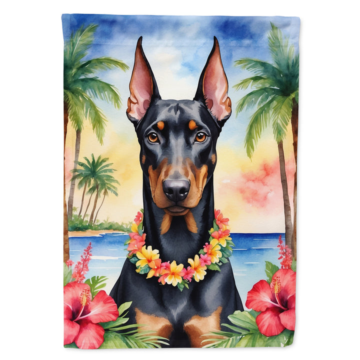 Yorkshire Terrier Luau House Flag Image 8