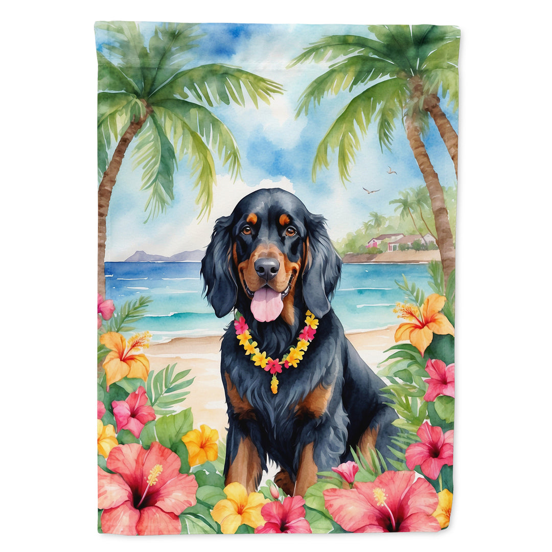 Yorkshire Terrier Luau House Flag Image 2