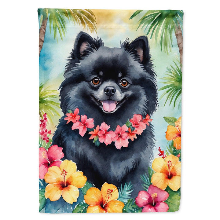 Yorkshire Terrier Luau House Flag Image 1