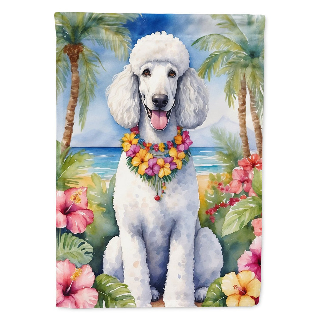 Yorkshire Terrier Luau House Flag Image 1