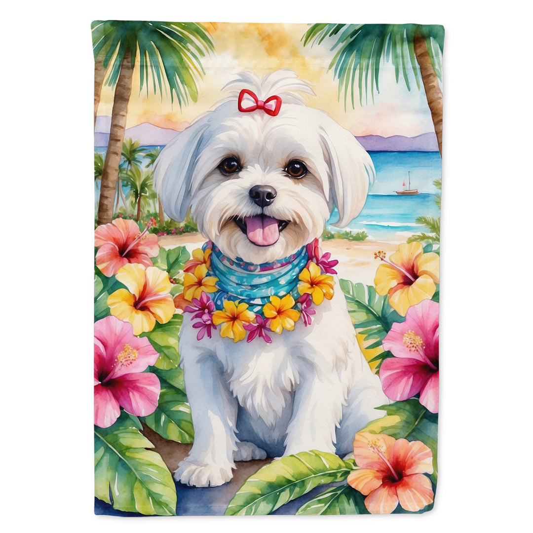 Yorkshire Terrier Luau House Flag Image 6