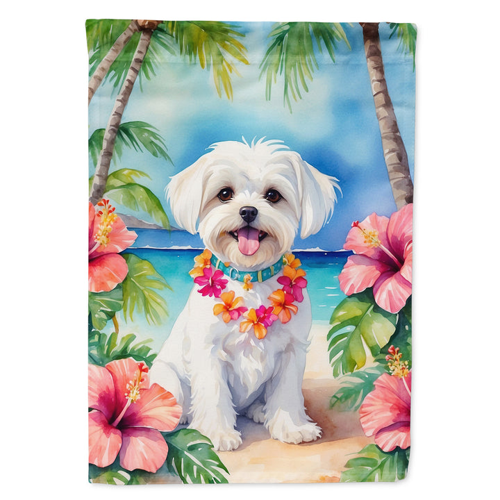 Yorkshire Terrier Luau House Flag Image 8