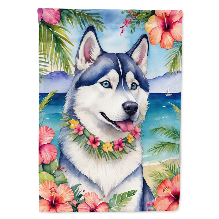 Yorkshire Terrier Luau House Flag Image 8