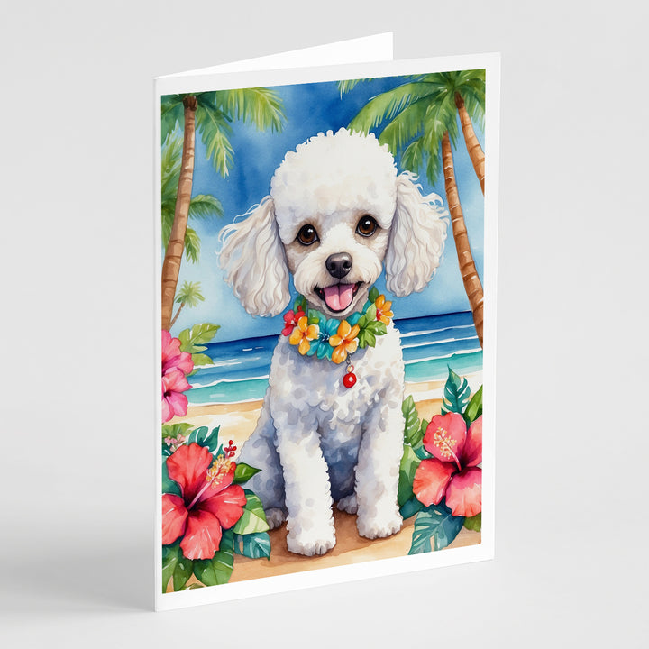 Yorkshire Terrier Luau Greeting Cards Pack of 8 Image 4