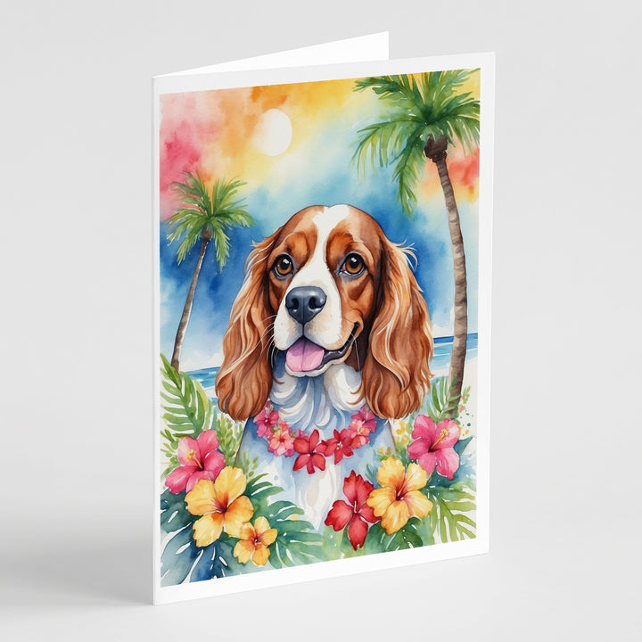 Yorkshire Terrier Luau Greeting Cards Pack of 8 Image 9