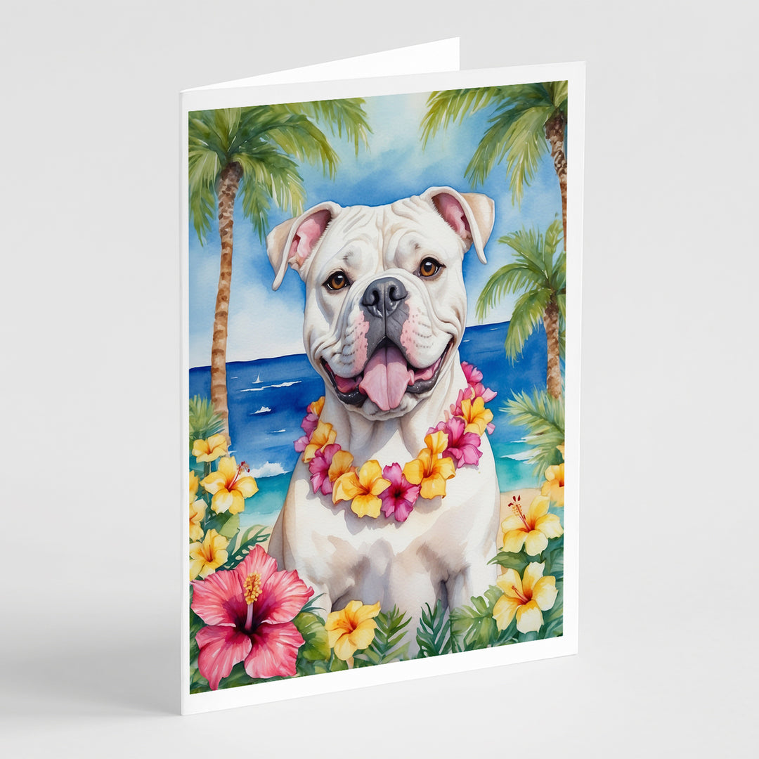 Yorkshire Terrier Luau Greeting Cards Pack of 8 Image 7