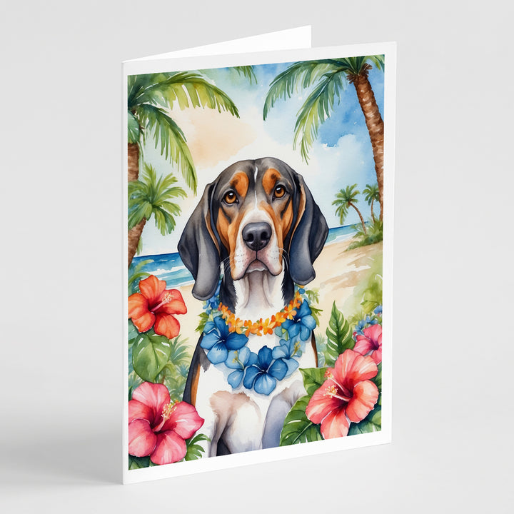 Yorkshire Terrier Luau Greeting Cards Pack of 8 Image 8