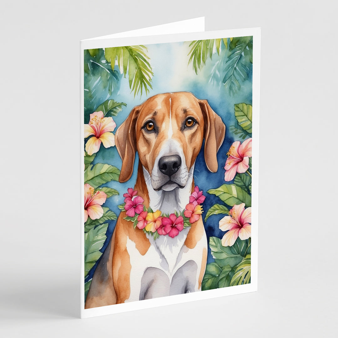 Yorkshire Terrier Luau Greeting Cards Pack of 8 Image 10