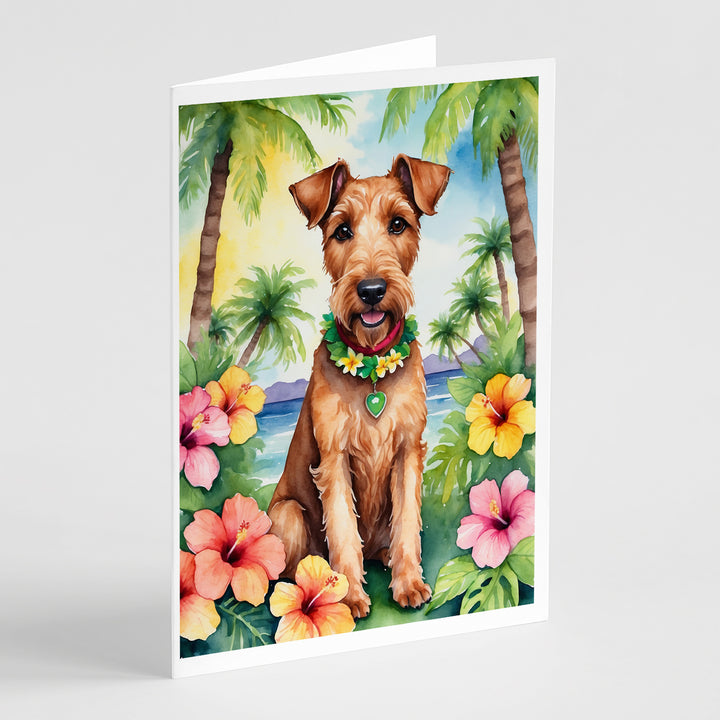 Yorkshire Terrier Luau Greeting Cards Pack of 8 Image 11