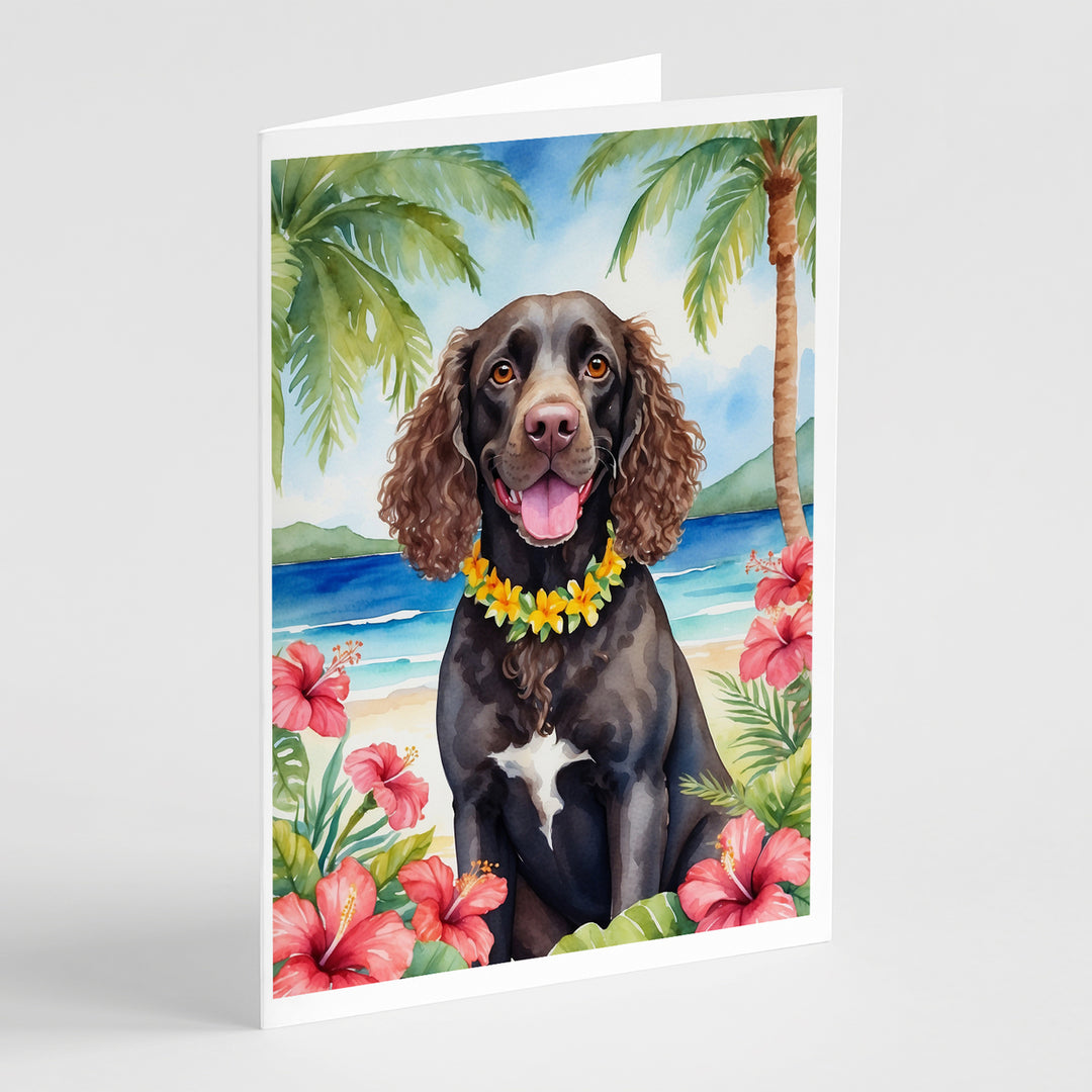 Yorkshire Terrier Luau Greeting Cards Pack of 8 Image 12