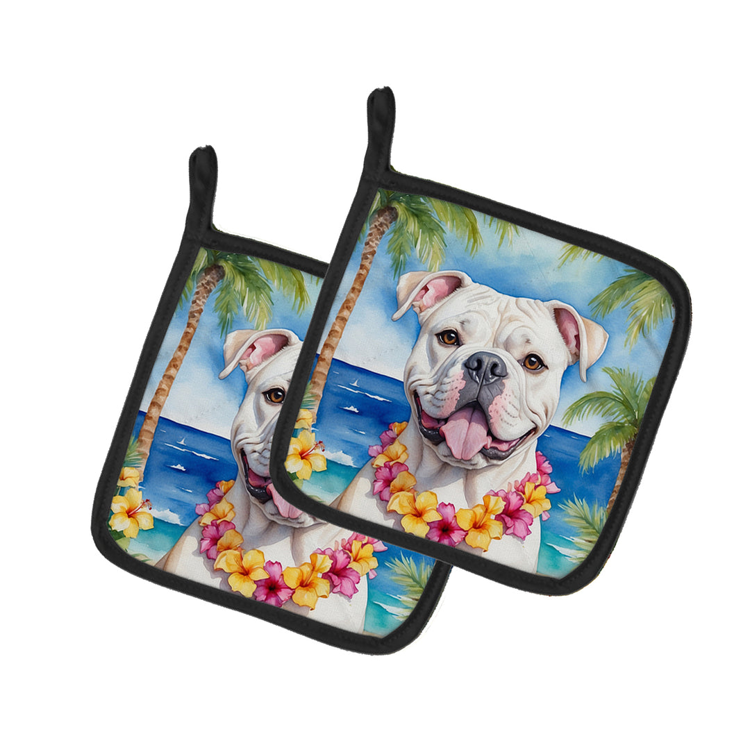 Yorkshire Terrier Luau Pair of Pot Holders Image 7