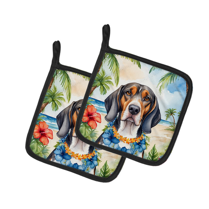 Yorkshire Terrier Luau Pair of Pot Holders Image 8