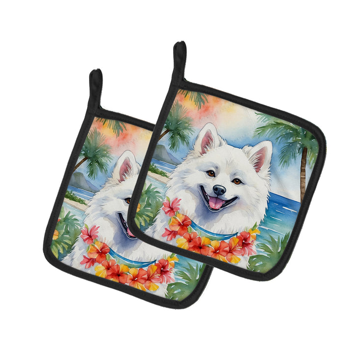 Yorkshire Terrier Luau Pair of Pot Holders Image 9