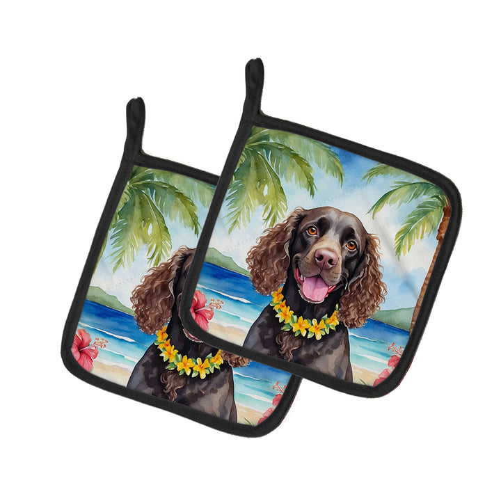 Yorkshire Terrier Luau Pair of Pot Holders Image 12