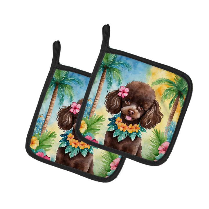 Yorkshire Terrier Luau Pair of Pot Holders Image 8