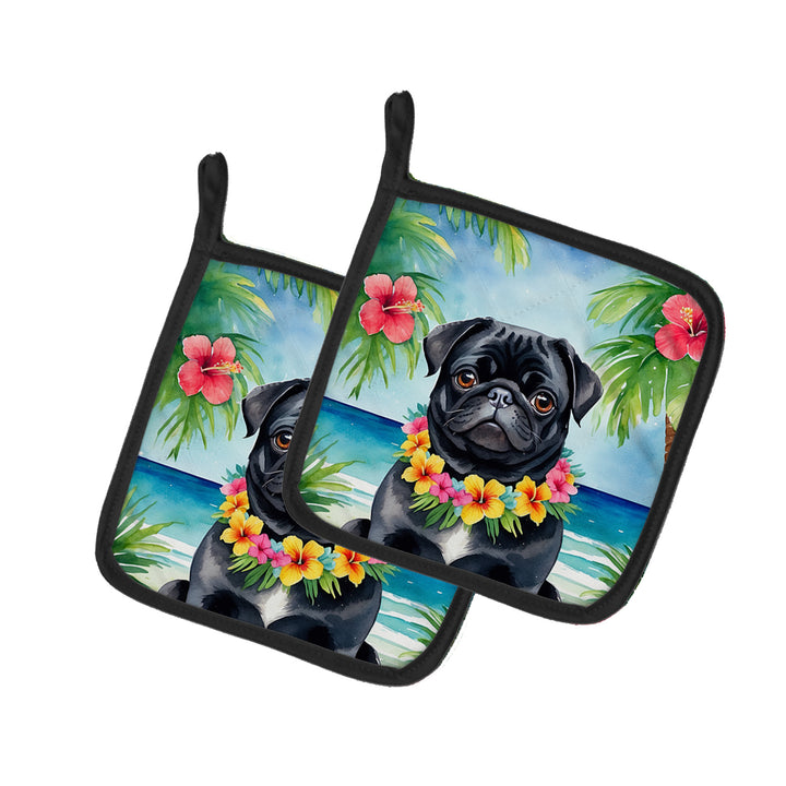 Yorkshire Terrier Luau Pair of Pot Holders Image 10