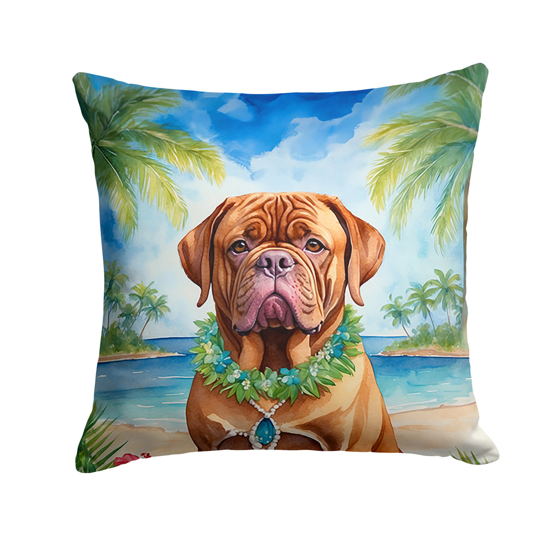 Yorkshire Terrier Luau Throw Pillow Image 11