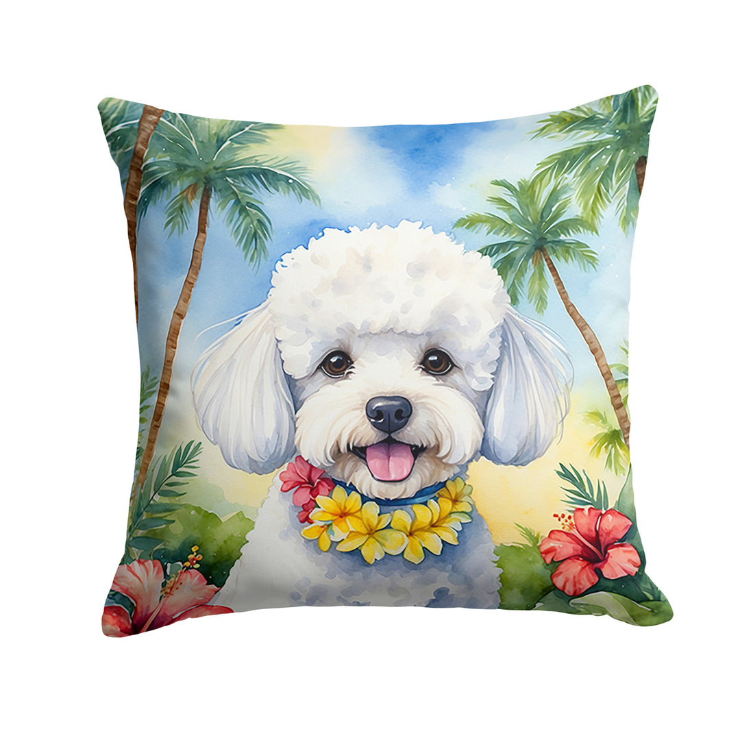 Yorkshire Terrier Luau Throw Pillow Image 11