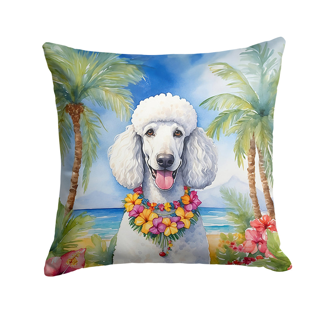 Yorkshire Terrier Luau Throw Pillow Image 4