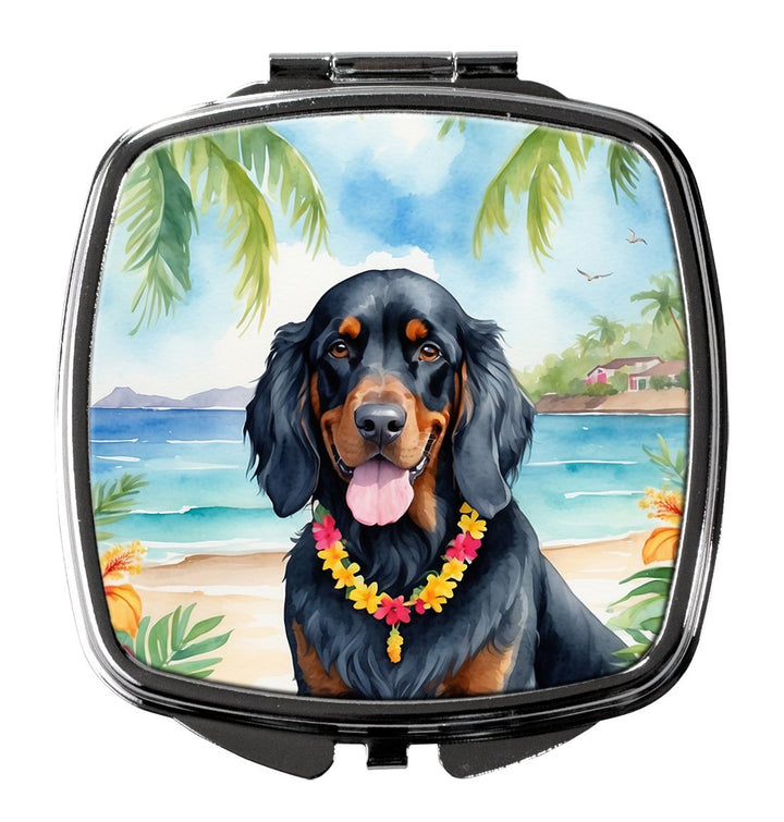 Yorkshire Terrier Luau Compact Mirror Image 1