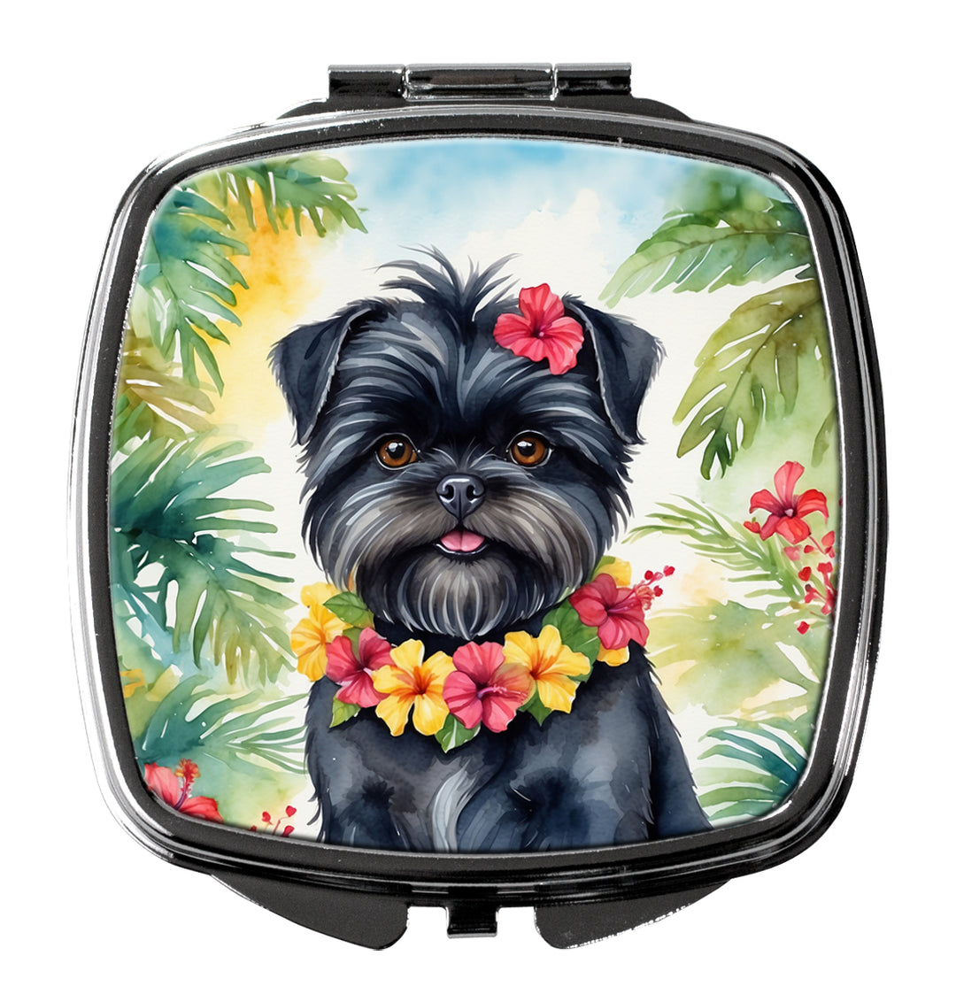 Yorkshire Terrier Luau Compact Mirror Image 1