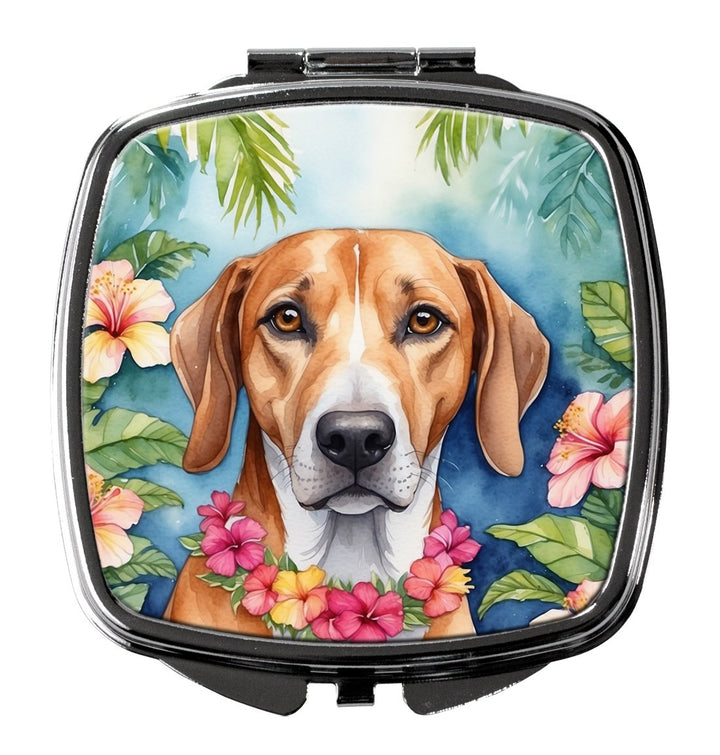 Yorkshire Terrier Luau Compact Mirror Image 1