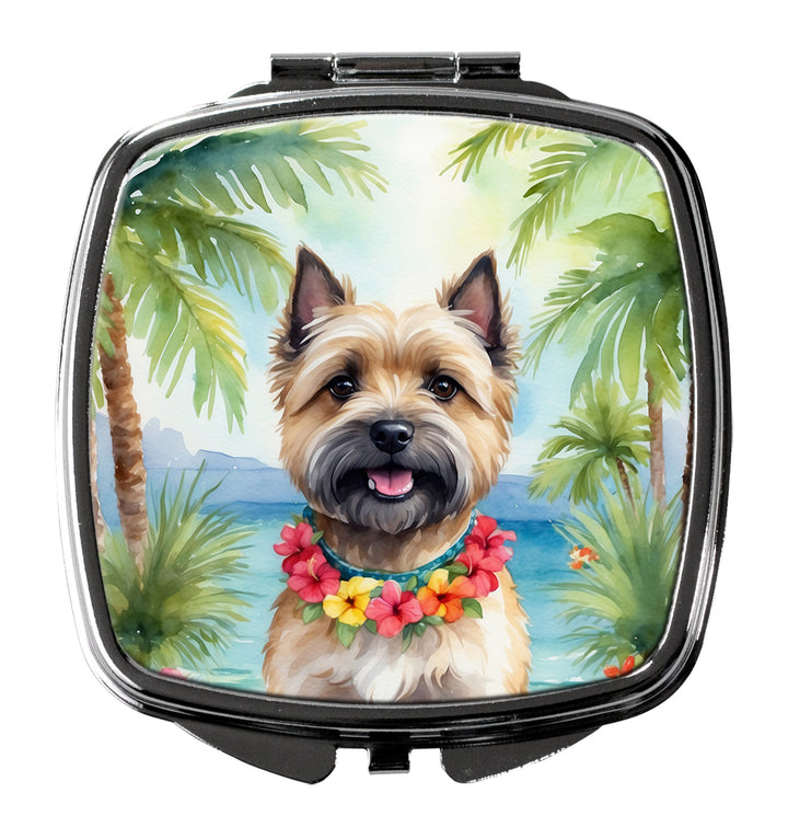 Yorkshire Terrier Luau Compact Mirror Image 4