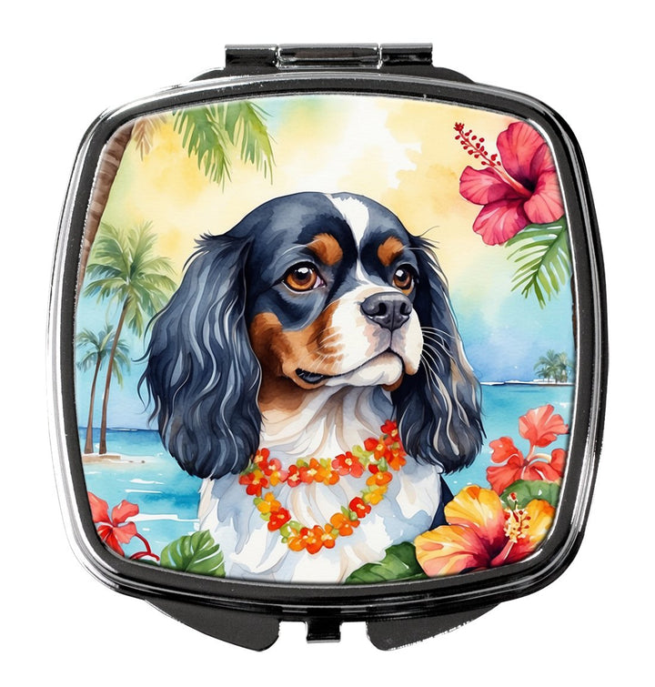 Yorkshire Terrier Luau Compact Mirror Image 1