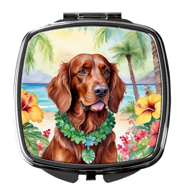 Yorkshire Terrier Luau Compact Mirror Image 1