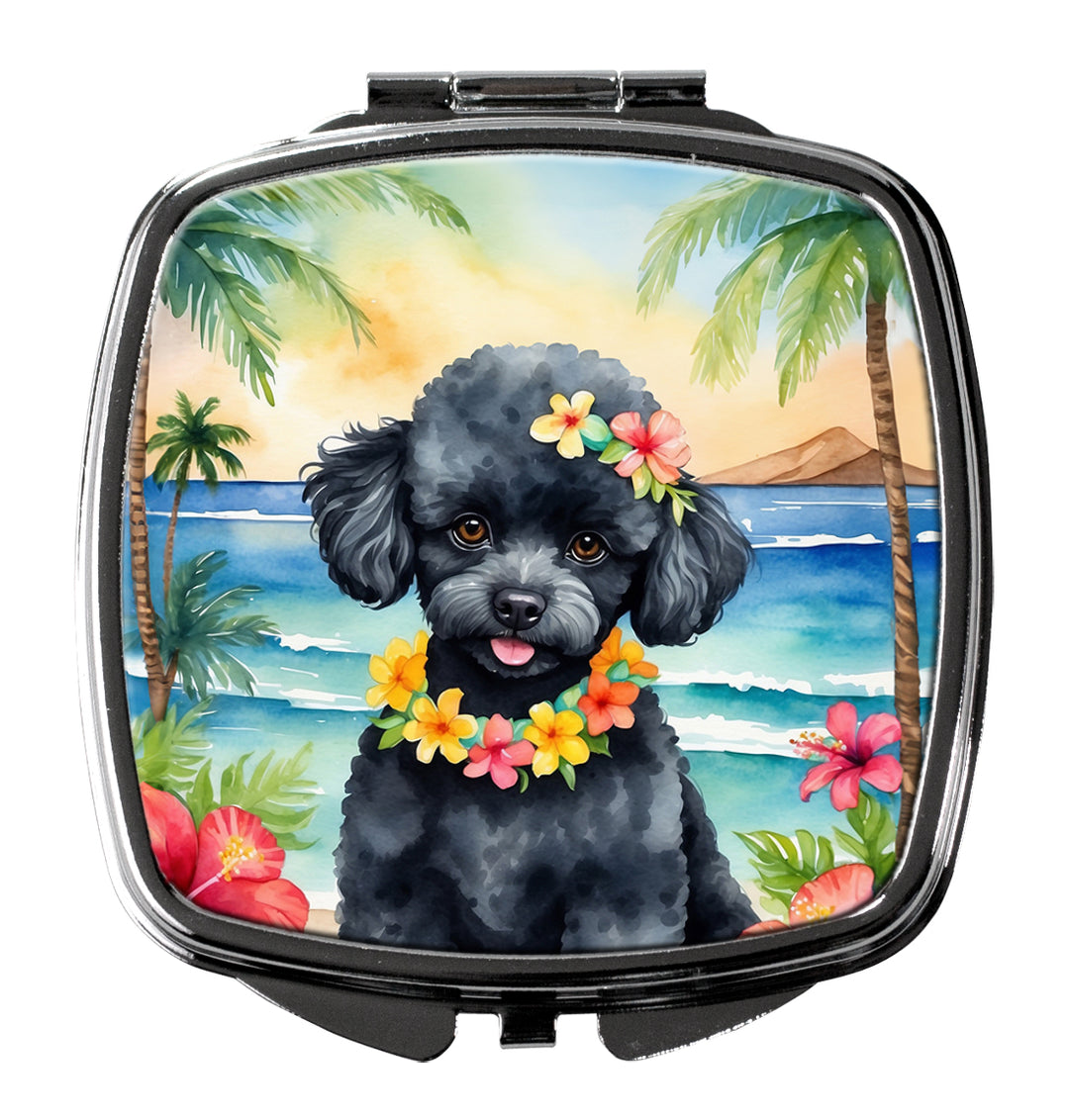 Yorkshire Terrier Luau Compact Mirror Image 6