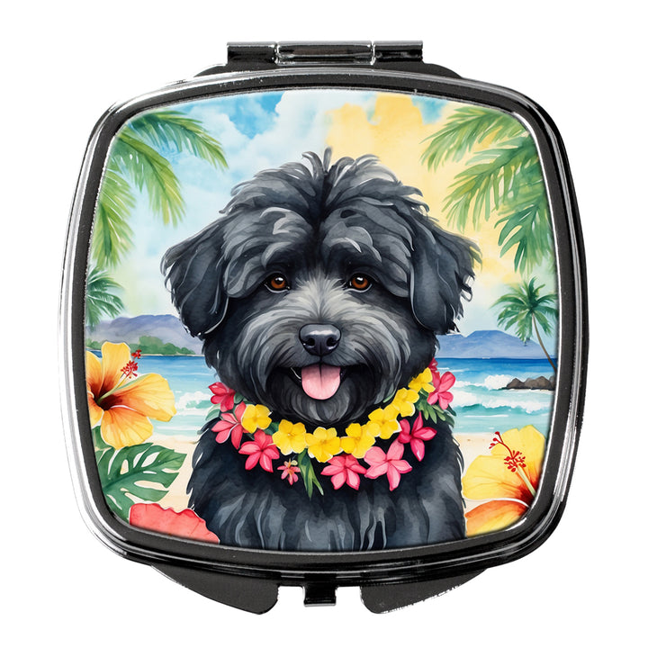 Yorkshire Terrier Luau Compact Mirror Image 12
