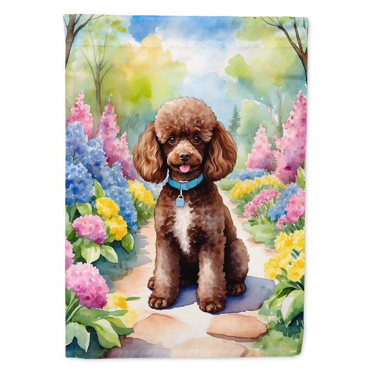 Yorkshire Terrier Spring Path House Flag Image 10