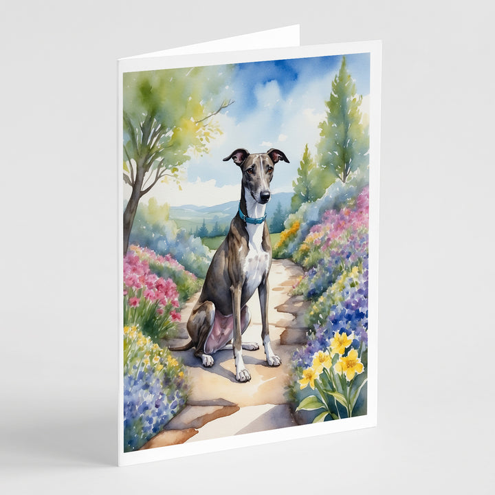 Yorkshire Terrier Spring Path Greeting Cards Pack of 8 Image 8