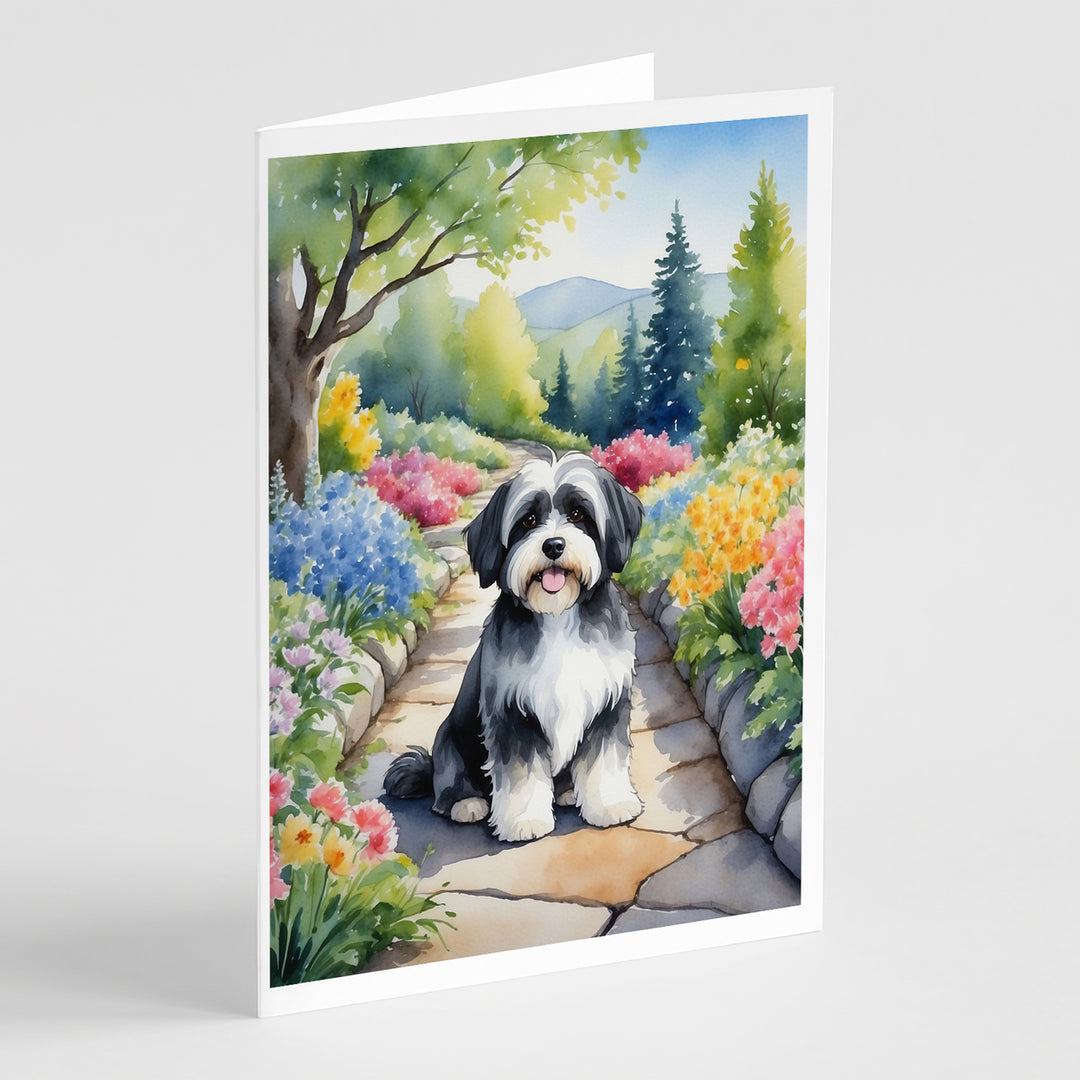 Yorkshire Terrier Spring Path Greeting Cards Pack of 8 Image 9