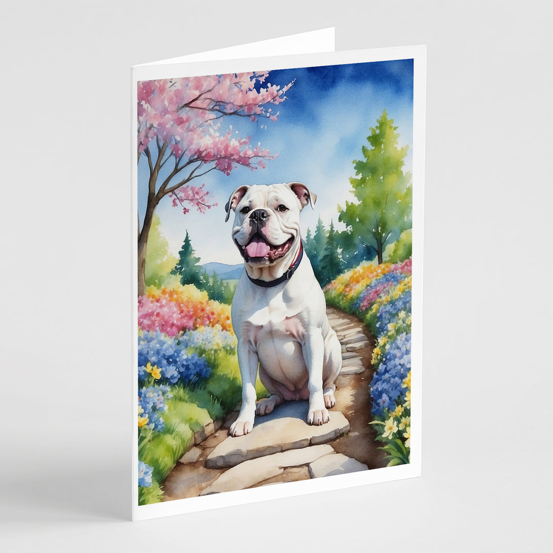 Yorkshire Terrier Spring Path Greeting Cards Pack of 8 Image 8