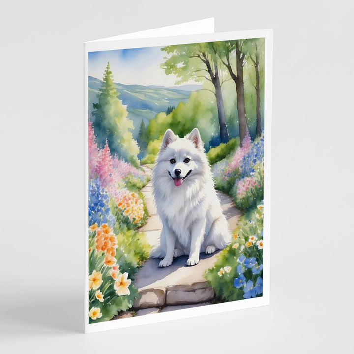 Yorkshire Terrier Spring Path Greeting Cards Pack of 8 Image 10