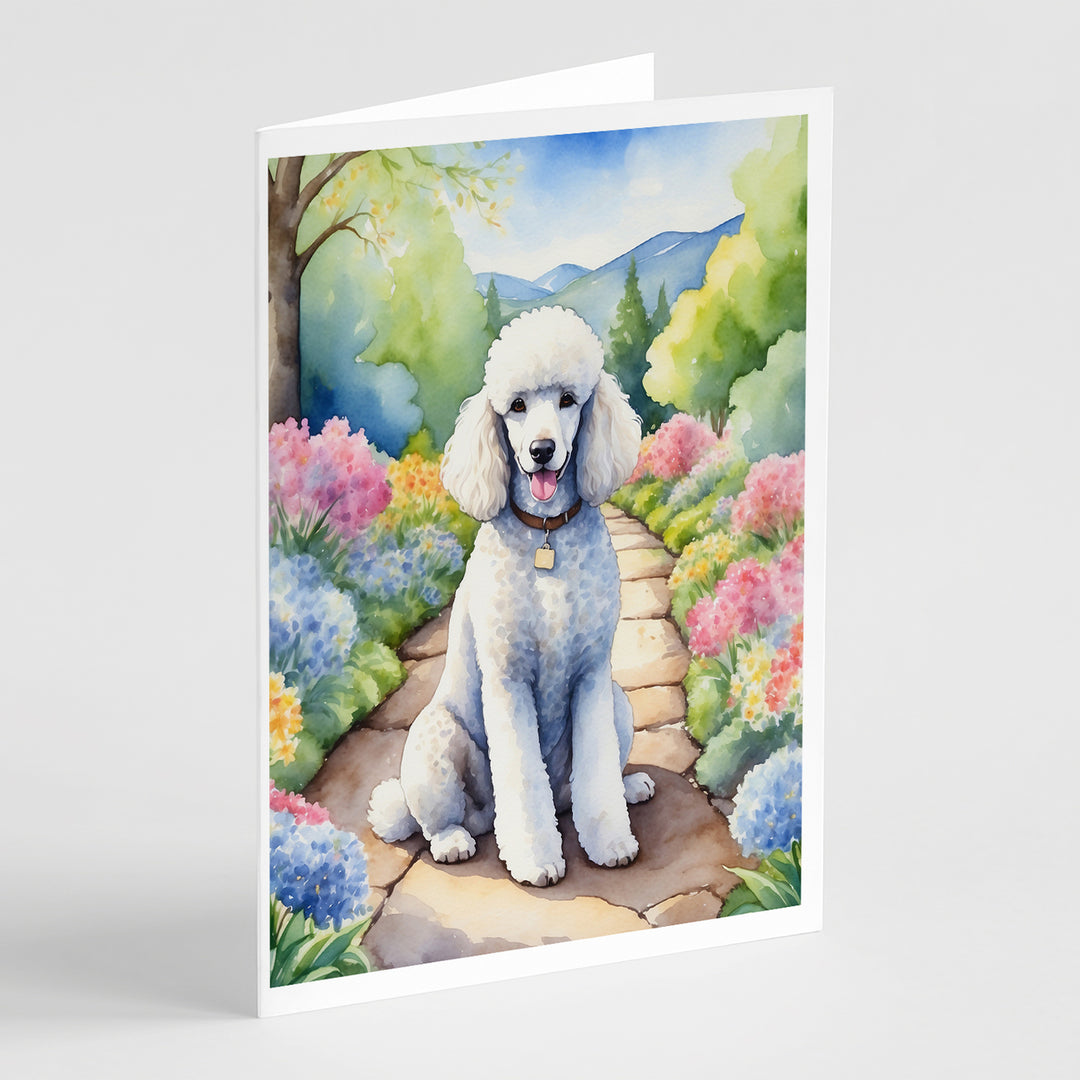 Yorkshire Terrier Spring Path Greeting Cards Pack of 8 Image 7