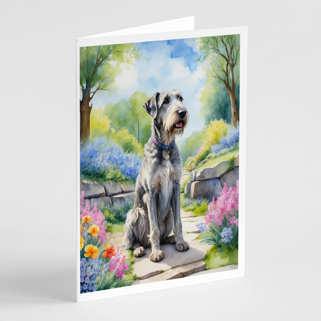 Yorkshire Terrier Spring Path Greeting Cards Pack of 8 Image 12