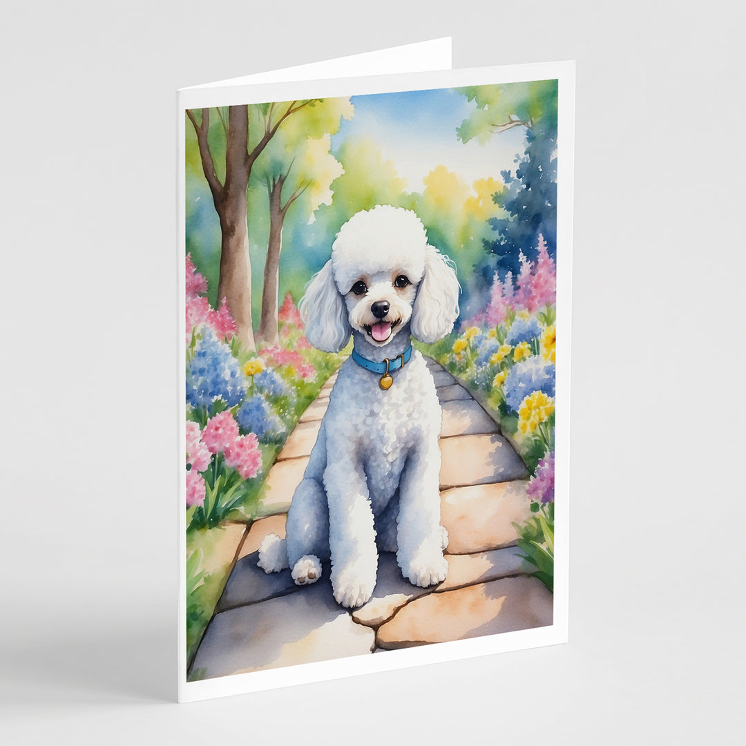 Yorkshire Terrier Spring Path Greeting Cards Pack of 8 Image 8