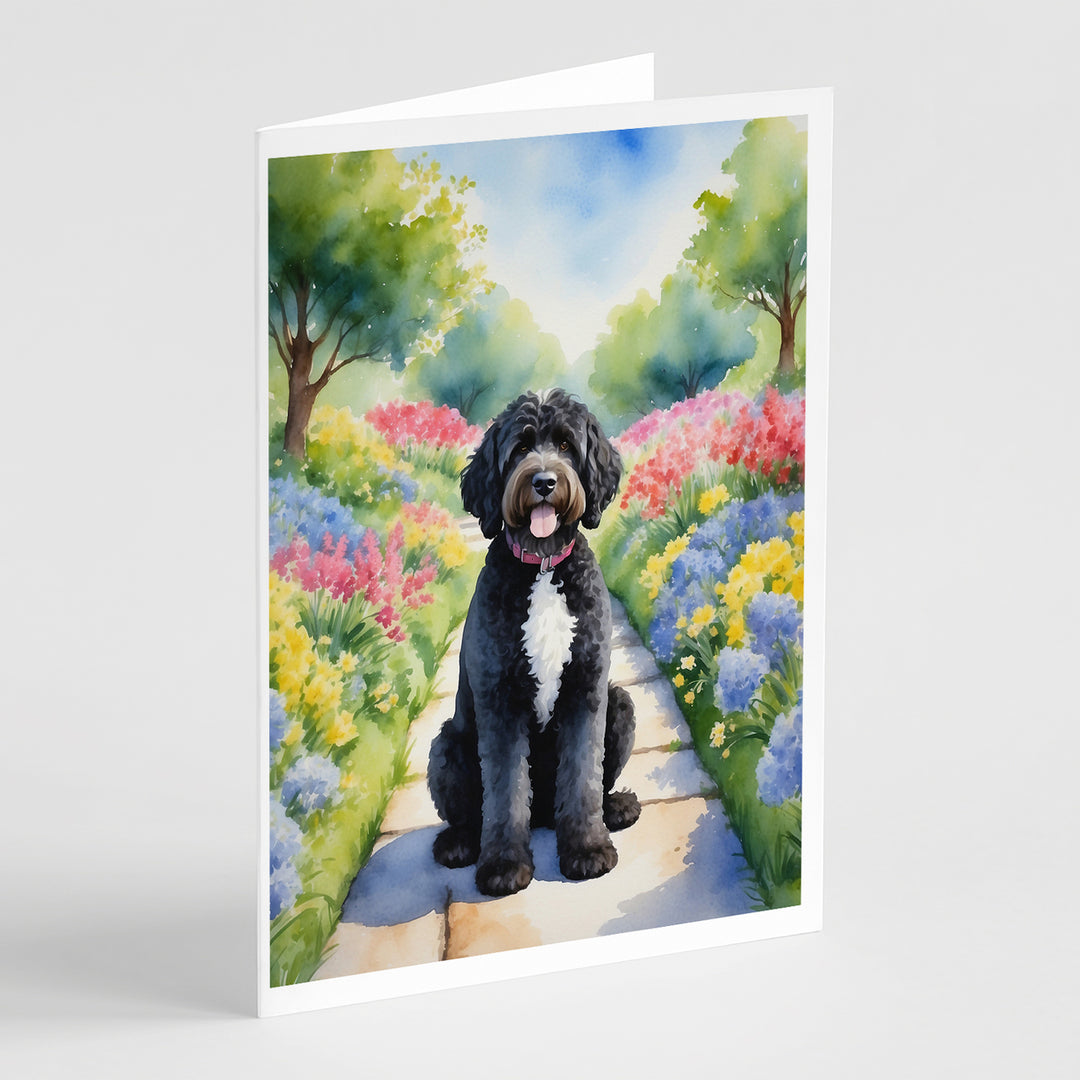 Yorkshire Terrier Spring Path Greeting Cards Pack of 8 Image 9