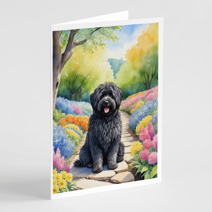 Yorkshire Terrier Spring Path Greeting Cards Pack of 8 Image 12