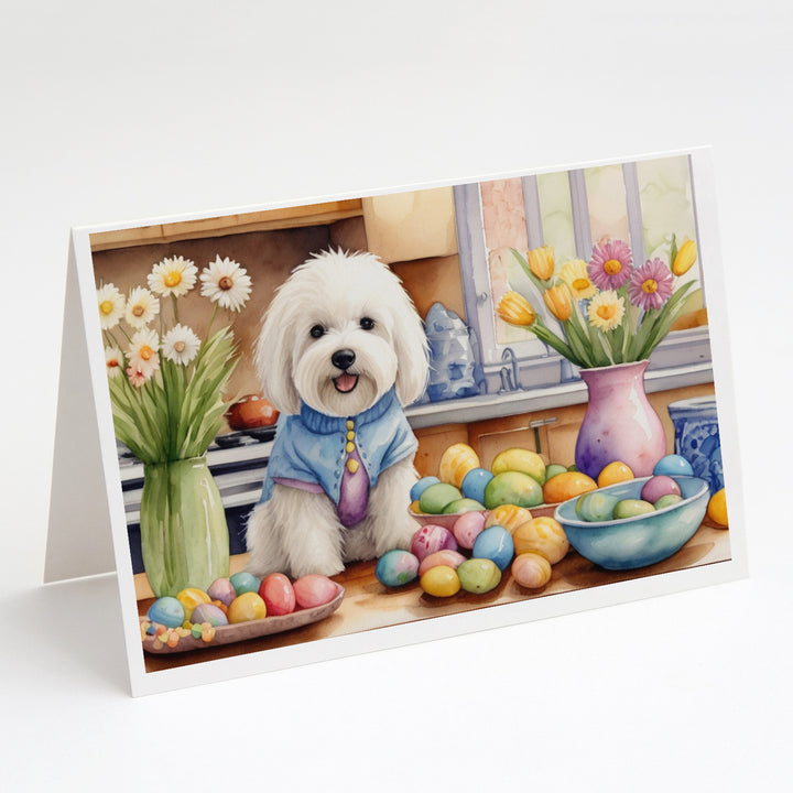 Decorating Easter Yorkshire Terrier Greeting Cards Pack of 8 Image 12