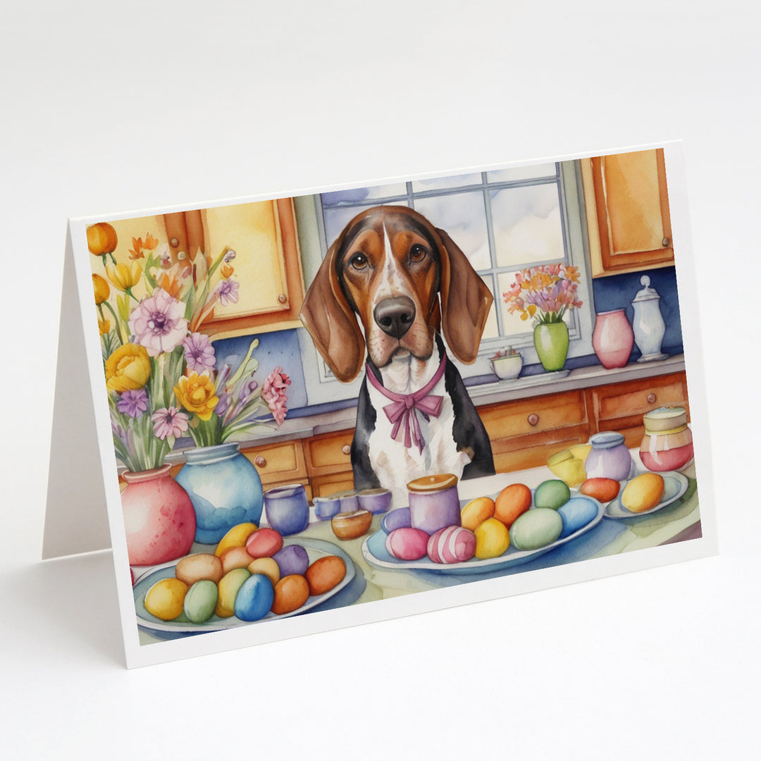 Decorating Easter Yorkshire Terrier Greeting Cards Pack of 8 Image 8