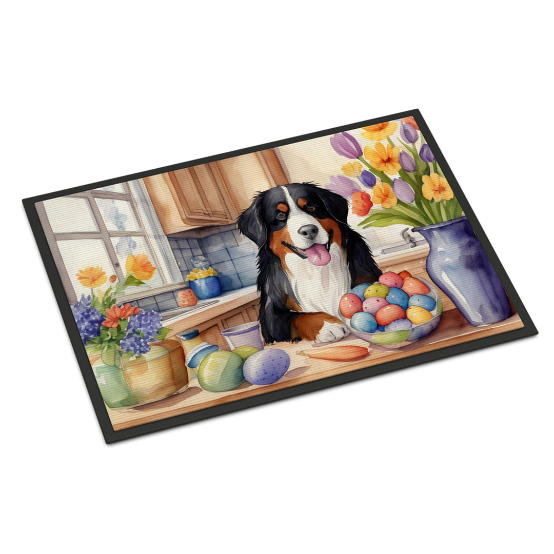 Decorating Easter Yorkshire Terrier Doormat Image 2