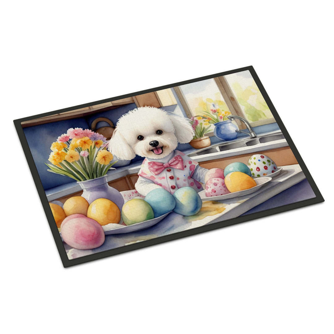 Decorating Easter Yorkshire Terrier Doormat Image 4