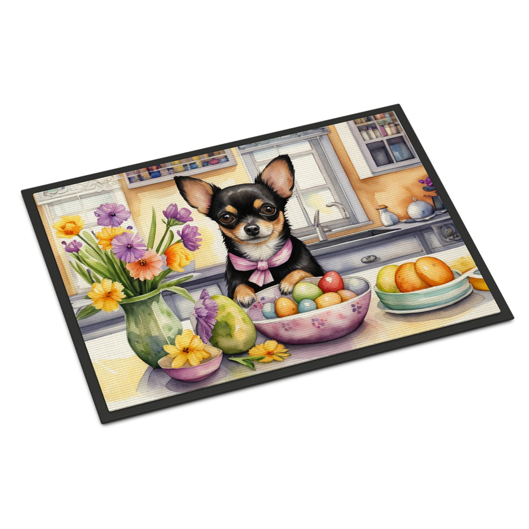 Decorating Easter Yorkshire Terrier Doormat Image 4